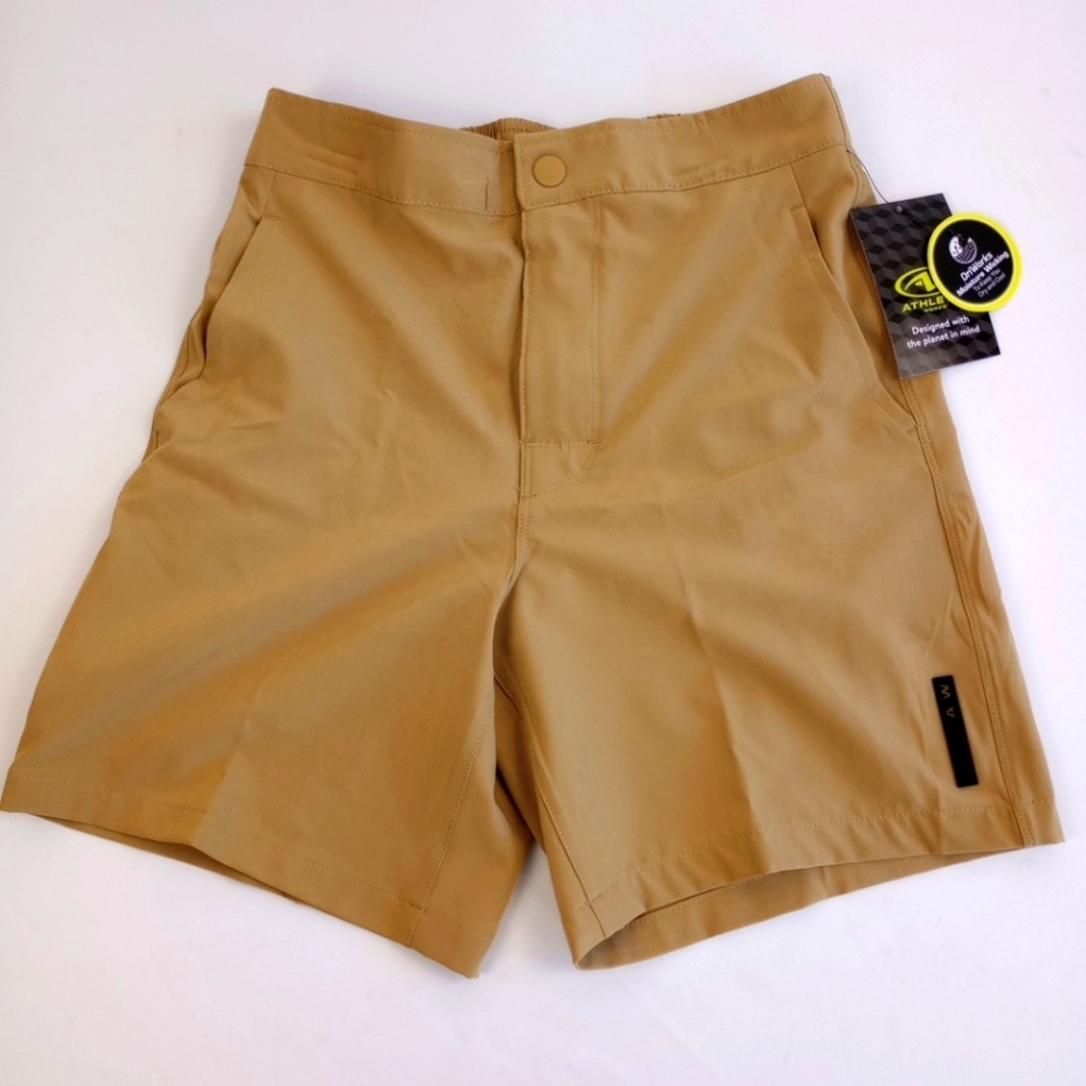 Athletic Works Boys Tan Shorts Size 10-12 Large